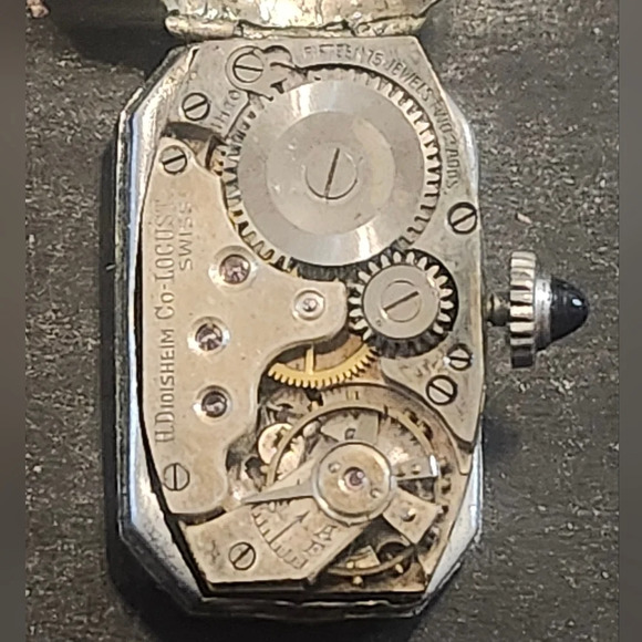 Rare Vintage 20s Locust Womens Art Deco Watch - Picture 11 of 17